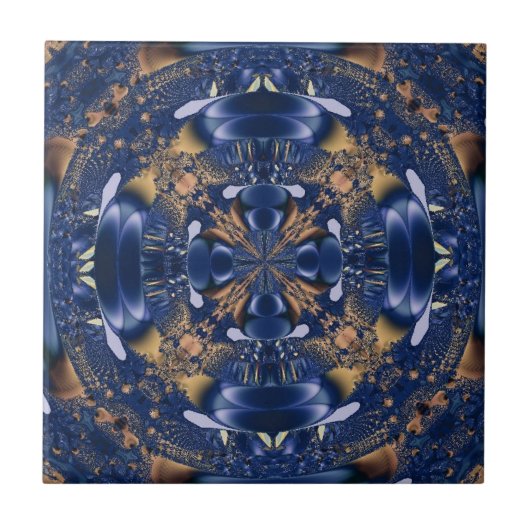 Fraktal 8 Tile Fliese (Vorderseite)