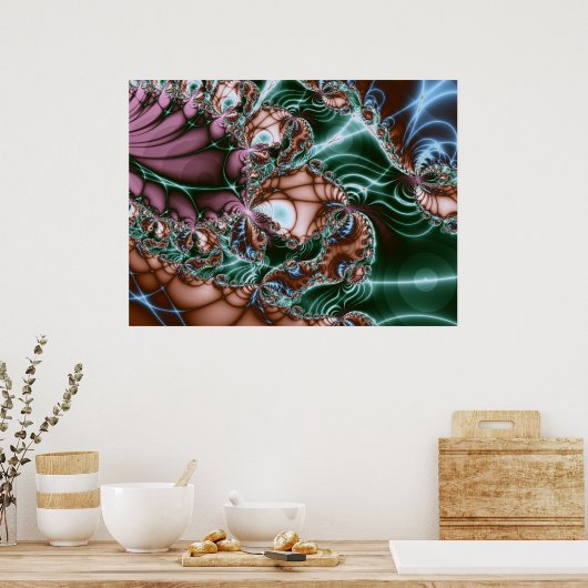 Fraktal 963 poster (Küche)