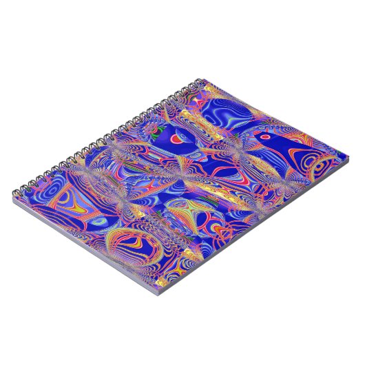 Fraktal Abstrakt 061012a Notizblock (Linke Seite)