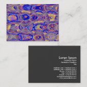 Fraktal Abstrakt 061012a Visitenkarte (Vorne/Hinten)