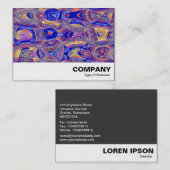 Fraktal Abstrakt 061012a Visitenkarte (Vorne/Hinten)