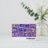 Fraktal Abstrakt 061012a Visitenkarte (Stehend Vorderseite)