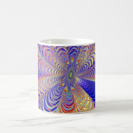 Fraktal Abstrakt 061012d Kaffeetasse (Mittel)