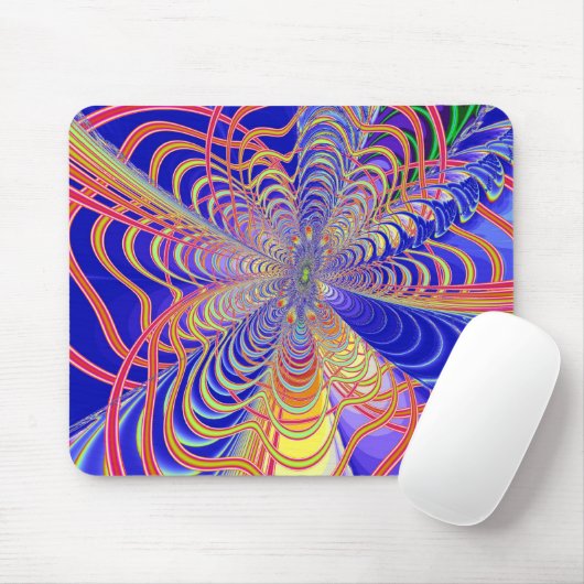 Fraktal Abstrakt 061012d Mousepad (Mit Mouse)
