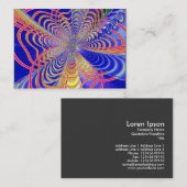 Fraktal Abstrakt 061012d Visitenkarte (Vorne/Hinten)
