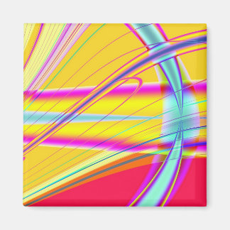 Fraktal Abstrakt 061012e Magnet