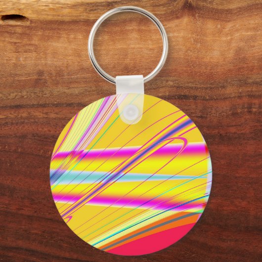 Fraktal Abstrakt 061012e Schlüsselanhänger (Vorderseite)