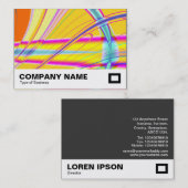 Fraktal Abstrakt 061012e Visitenkarte (Vorne/Hinten)