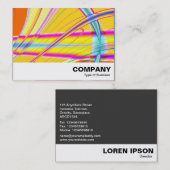 Fraktal Abstrakt 061012e Visitenkarte (Vorne/Hinten)