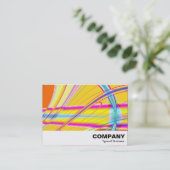 Fraktal Abstrakt 061012e Visitenkarte (Stehend Vorderseite)