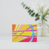 Fraktal Abstrakt 061012e Visitenkarte (Stehend Vorderseite)