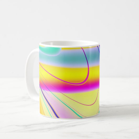 Fraktal Abstrakt 061012f Kaffeetasse (Vorderseite Links)