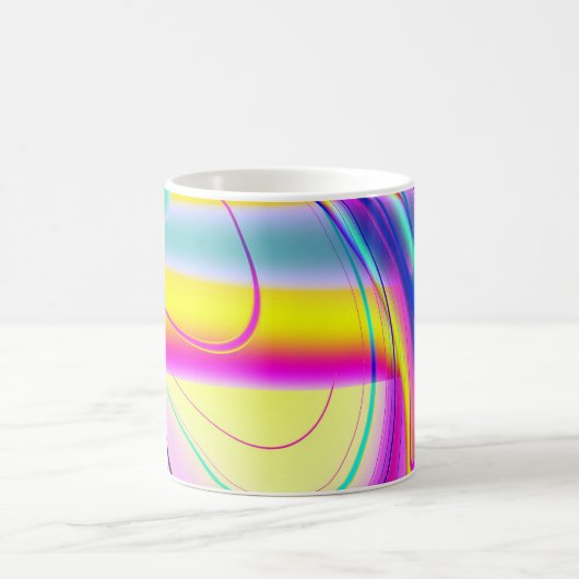 Fraktal Abstrakt 061012f Kaffeetasse (Mittel)