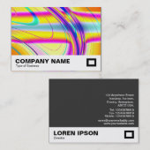 Fraktal Abstrakt 061012f Visitenkarte (Vorne/Hinten)