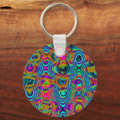 Fraktal Abstrakt 19111a Schlüsselanhänger (Vorderseite)