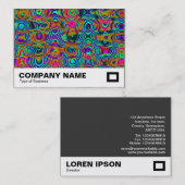 Fraktal Abstrakt 19111a Visitenkarte (Vorne/Hinten)