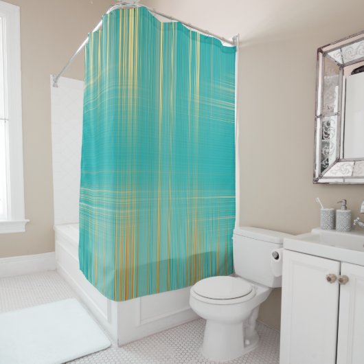 Fraktal Abstrakt Duschvorhang (Beispiel)