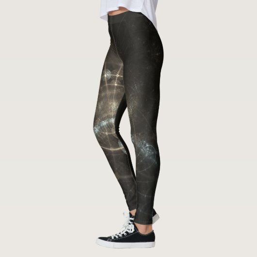 Fraktal Abstrakt Hintergrund Leggings (Links)