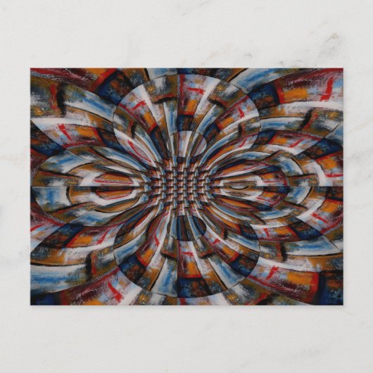 Fraktal Abstrakte digitale Kunst Postkarte (Vorderseite)