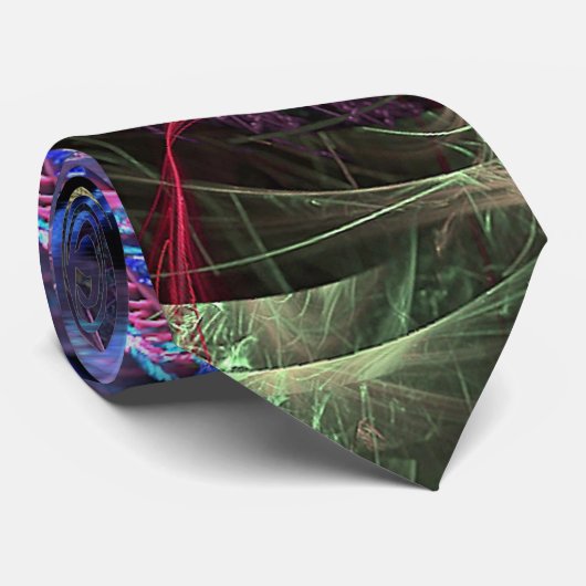 Fraktal Abstrakte Krawatte (Gerollt)
