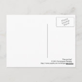 Fraktal Abstrakte Kunst und Kultur Postkarte (Rückseite)