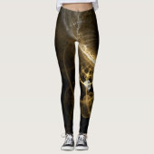 Fraktal Abstrakter Hintergrund 2 Leggings (Vorderseite)