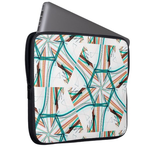 Fraktal abstrakter Hintergrund. Digitale Effekte. Laptopschutzhülle (Vorne Rechts)