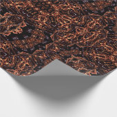 Fraktal Abstraktes Schleifpapier Geschenkpapier (Ecke)