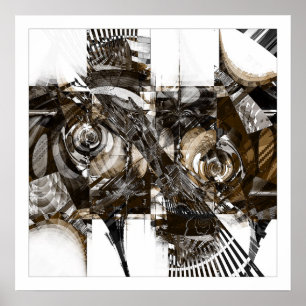 Fraktal-Albträume Poster