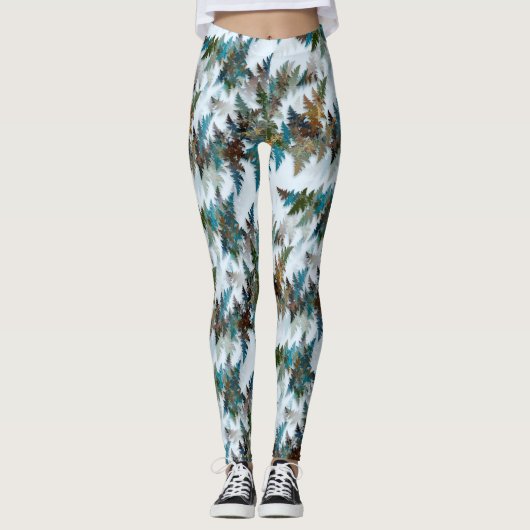 Fraktal Arctic Camouflage Leggings (Vorderseite)