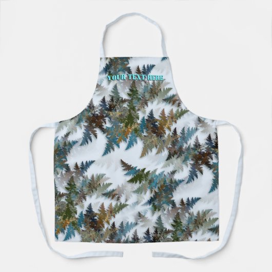 Fraktal Arctic Camouflage Schürze (Vorderseite)