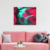 Fraktal Art 1-1 überzogene Canvas Leinwanddruck (Insitu (Wohnzimmer))