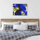 Fraktal Art 1-2 überzogene Canvas Leinwanddruck (Insitu (Schlafzimmer))