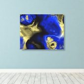 Fraktal Art 1-2 überzogene Canvas Leinwanddruck (Insitu (Holzboden))