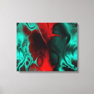 Fraktal Art 1-5 überzogene Canvas Leinwanddruck