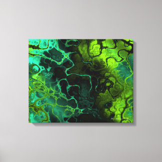 Fraktal Art 1-9 überzogene Canvas Leinwanddruck