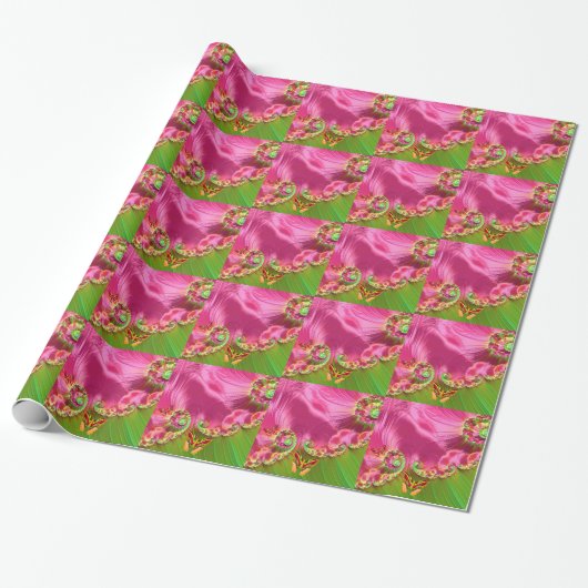 Fraktal Art 20 Umschlagpapier Geschenkpapier (Ungerollt)