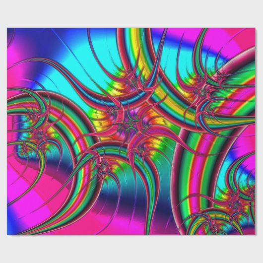 Fraktal Art. 23 Umschlagpapier Geschenkpapier (Flach)