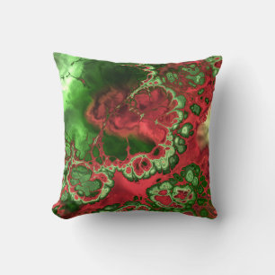 Fraktal Art 2-4 Pilze Kissen