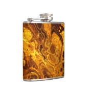 Fraktal Art 2 Wrapped Flask Flachmann (Rechts)