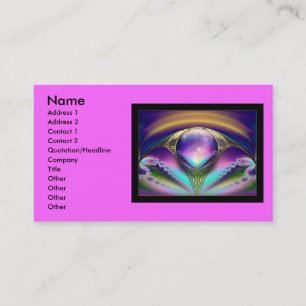 Fraktal_Art_30, Name, Adresse 1, Adresse 2, Con.. Visitenkarte