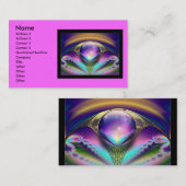 Fraktal_Art_30, Name, Adresse 1, Adresse 2, Con.. Visitenkarte (Vorne/Hinten)