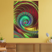 Fraktal Art. 38 Leinwanddruck (Insitu (Wohnzimmer))