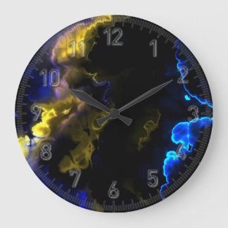 Fraktal Art. 3.1-3.8 Wandleuchten Optionen Große Wanduhr
