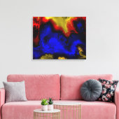 Fraktal Art 3-2 überzogene Canvas Leinwanddruck (Insitu (Wohnzimmer))