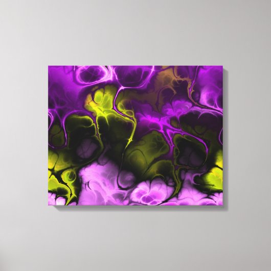 Fraktal Art 3-4 überzogene Canvas Leinwanddruck (Vorderseite)