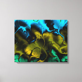 Fraktal Art 3-5 überzogene Canvas Leinwanddruck