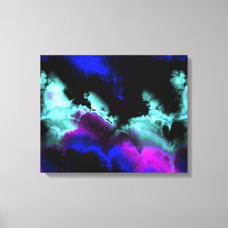 Fraktal Art 3-7 überzogene Canvas Leinwanddruck