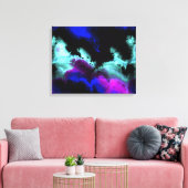 Fraktal Art 3-7 überzogene Canvas Leinwanddruck (Insitu (Wohnzimmer))