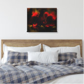 Fraktal Art 3-8 Wrapped Canvas Leinwanddruck (Insitu (Schlafzimmer))